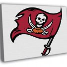 Tampa Bay Buccaneers Football Logo Hockey Art  20x16 inch FRAMED CANVAS WALL PRINT