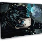 Black Rock Shooter Mato Kuroi Beautiful Anime Manga  20x16 inch FRAMED CANVAS WALL PRINT