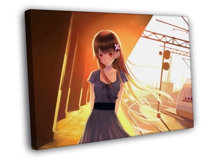 Rea Sanka Sankarea Beautiful Anime Manga WALL  20x16 inch FRAMED CANVAS PRINT