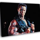 Arnold Schwarzenegger Commando 1985 Movie  20x16 inch FRAMED CANVAS WALL PRINT