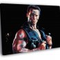 Arnold Schwarzenegger Commando 1985 Movie 20x16 inch FRAMED CANVAS WALL PRINT