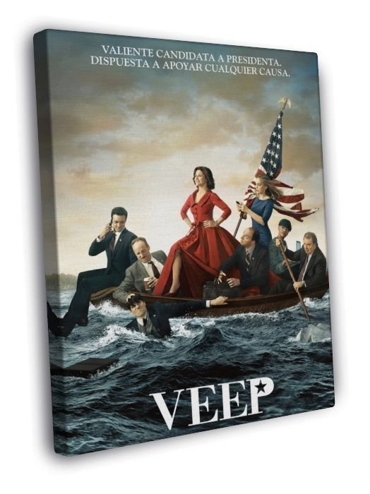 Veep Characters Tv Series WALL  20x16 inch FRAMED CANVAS PRINT