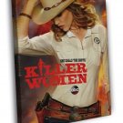 Killer Women Tricia Helfer Hot Tv Series WALL  20x16 inch FRAMED CANVAS PRINT