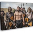 Vikings Series Battle Clive Standen Rollo WALL  20x16 inch FRAMED CANVAS PRINT