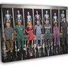 Scrubs TV Series WALL  20x16 inch FRAMED CANVAS PRINT