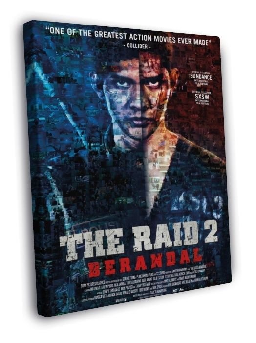 The Raid 2 Berandal Rama Iko Uwais Movie 2014 WALL  20x16 inch FRAMED CANVAS PRINT