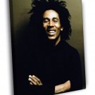Bob Marley Smile Reggae Singer Music WALL  20x16 inch FRAMED CANVAS PRINT