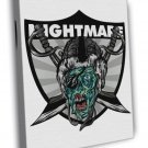 Oakland Raiders Cool Logo Art Football Sport WALL  20x16 inch FRAMED CANVAS PRINT