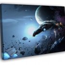 Eve Online Spaceship Video Game  20x16 inch FRAMED CANVAS WALL PRINT