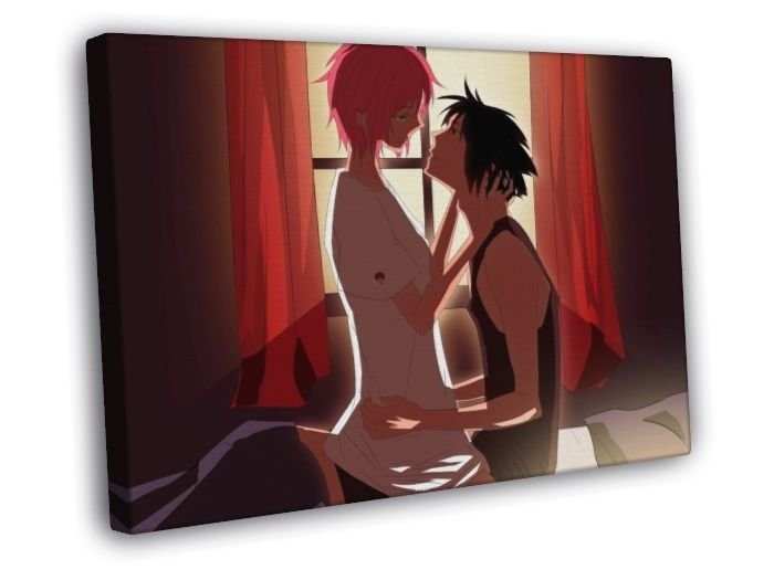 Naruto Uchiha Sasuke Haruno Sakura Love Anime Manga WALL  20x16 inch FRAMED CANVAS PRINT