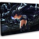 Black Rock Shooter Kuroi Mato Hot Anime Manga WALL  20x16 inch FRAMED CANVAS PRINT