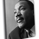 Martin Luther King Jr African-American Leader Portrait WALL  20x16 inch FRAMED CANVAS PRINT