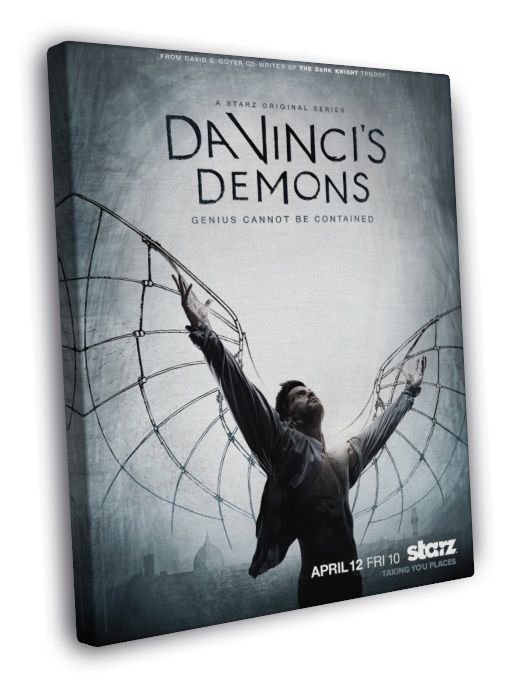 Da Vinci's Demons TV Series  20x16 inch FRAMED CANVAS WALL PRINT