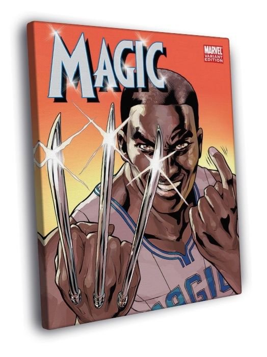 Dwight Howard Cool Magic Art Basketball Sport  20x16 inch FRAMED CANVAS WALL PRINT