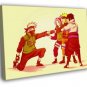 Naruto Team 7 Sasuke Sakura Kakashi Anime Art WALL  20x16 inch FRAMED CANVAS PRINT