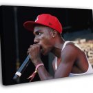 Hopsin Live Concert Microphone Rapper Hip-Hop Rap  20x16 inch FRAMED CANVAS WALL PRINT