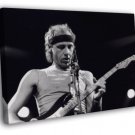 Dire Straits BW Retro Mark Knopfler Stage Rock Band WALL  20x16 inch FRAMED CANVAS PRINT