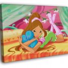 Winx Club Beautiful Cartoon TV Series  20x16 inch FRAMED CANVAS WALL PRINT