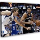 Tim Duncan San Antonio Spurs Basketball Sport  20x16 inch FRAMED CANVAS WALL PRINT