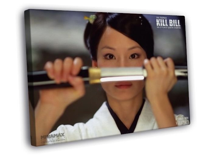 Kill Bill Lucy Liu Movie WALL  20x16 inch FRAMED CANVAS PRINT