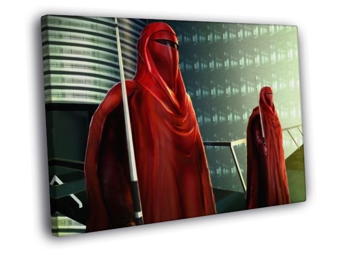 Emperor's Imperial Royal Guard Red Star Wars WALL  20x16 inch FRAMED CANVAS PRINT