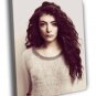 Lorde Indie Pop Singer Music Rare WALL  20x16 inch FRAMED CANVAS PRINT