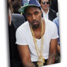 Kanye West Jewelry Hip Hop Rap Music Rare WALL  20x16 inch FRAMED CANVAS PRINT