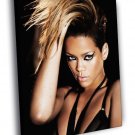 Rihanna Makeup Hot Hair R&B Pop Music Rare WALL  20x16 inch FRAMED CANVAS PRINT