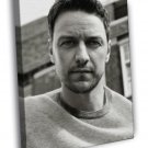 James McAvoy Amazing BW Portrait Elegant Rare WALL  20x16 inch FRAMED CANVAS PRINT
