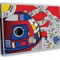 R2-D2 Cool Star Wars Movie Awesome Art 20x16 inch FRAMED CANVAS WALL PRINT