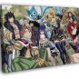 Fairy Tail Characters Anime Manga Art Beautiful WALL 20x16 inch FRAMED CANVAS PRINT