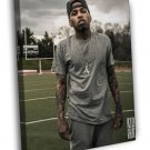 Kid Ink Football Pitch Tattoos Music Hip Hop Rap WALL  20x16 inch FRAMED CANVAS PRINT