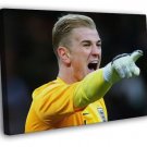 Joe Hart Goalkeeper Portrait England Soccer Football WALL  20x16 inch FRAMED CANVAS PRINT