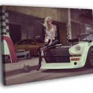Leonie Hagmeyer-Reyinger Datsun 360Z Hot Babe WALL  20x16 inch FRAMED CANVAS PRINT