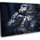 Stormtrooper Blast Star Wars Art WALL  20x16 inch FRAMED CANVAS PRINT