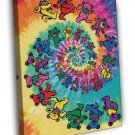 Grateful Dead Cover Bear Rock Band Music  20x16 inch FRAMED CANVAS WALL PRINT