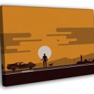 Mad Max The Road Warrior Movie Cool Art  20x16 inch FRAMED CANVAS WALL PRINT