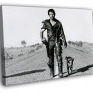 Mad Max Road Dog Mel Gibson Old Vintage Movie  20x16 inch FRAMED CANVAS WALL PRINT