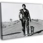 Mad Max Road Dog Mel Gibson Old Vintage Movie 20x16 inch FRAMED CANVAS WALL PRINT