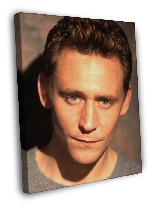 Tom Hiddleston Awesome Portrait Eyes Hot Handsome  20x16 inch FRAMED CANVAS WALL PRINT