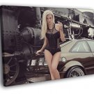 Leonie Hagmeyer-Reyinger Volkswagen Corrado WALL  20x16 inch FRAMED CANVAS PRINT