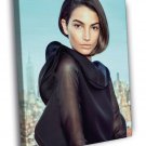 Lily Aldridge Model WALL  20x16 inch FRAMED CANVAS PRINT