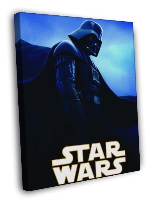 Darth Vader Anakin Skywalker Star Wars Movie Awesome WALL  20x16 inch FRAMED CANVAS PRINT