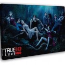 True Blood Cast Characters TV Series  20x16 inch FRAMED CANVAS WALL PRINT