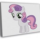 Sweetie Belle My Little Pony Friendship Is Magic Cute  20x16 inch FRAMED CANVAS WALL PRINT