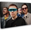 Weezer Pop Punk Emo Indie Rock Group Music  20x16 inch FRAMED CANVAS WALL PRINT
