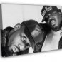 8Ball and MJG Awesome BW Retro Rap Hip Hop Duo  20x16 inch FRAMED CANVAS WALL PRINT