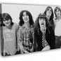 AC DC Malcolm Angus Young Larry Van Kriedt Retro Band  20x16 inch FRAMED CANVAS WALL PRINT