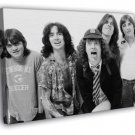 AC DC Malcolm Angus Young Larry Van Kriedt Retro Band  20x16 inch FRAMED CANVAS WALL PRINT