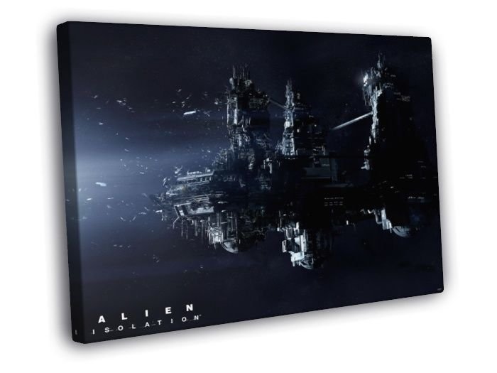 Alien Isolation Awesome Video Game  20x16 inch FRAMED CANVAS WALL PRINT